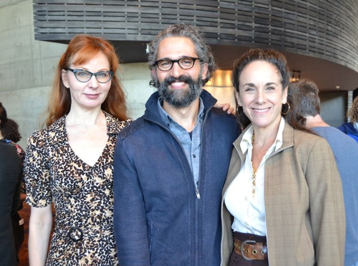 Susan Lynskey, Ben Cherry, and Susan Rome at 