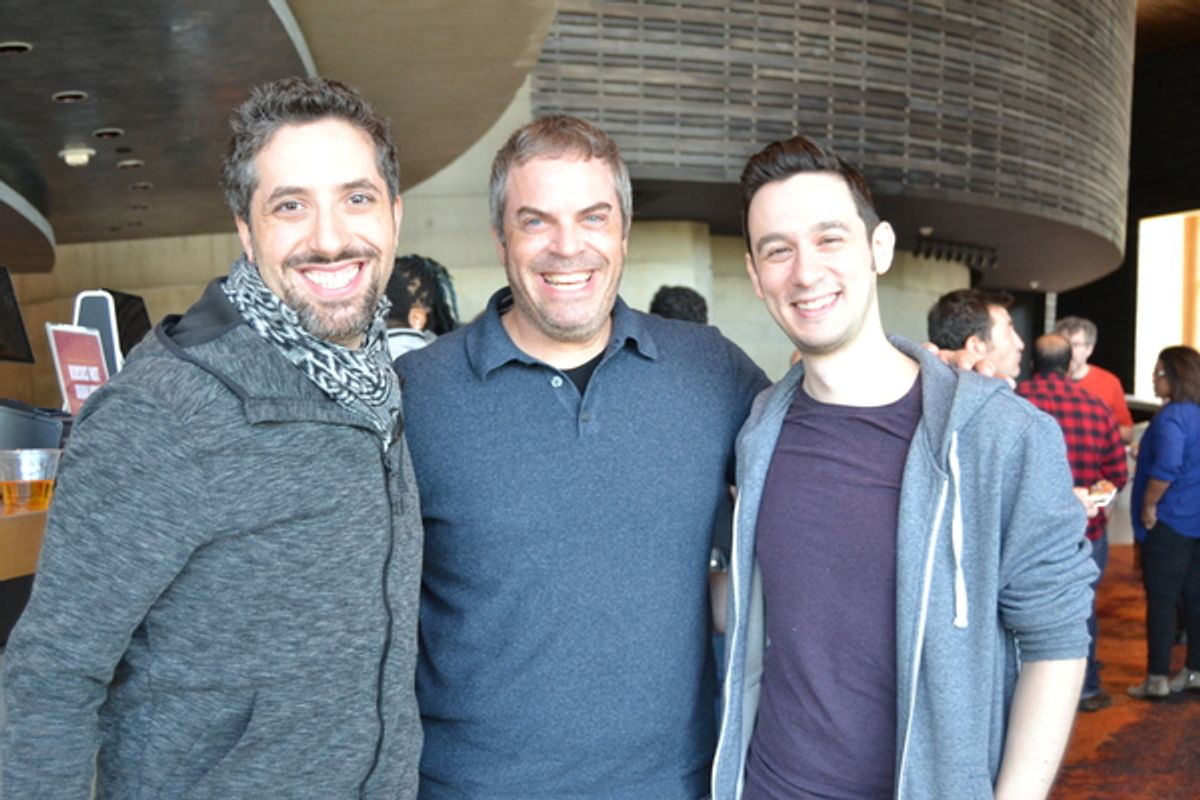 Alexander Sovronsky,, Ethan Watermeier, and Max Wolkowitz at 