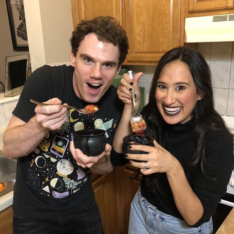 Backstage Bite with Katie Lynch: Jay Armstrong Johnson Whips Up Hocus Pocus Cauldron Cobblers! Image