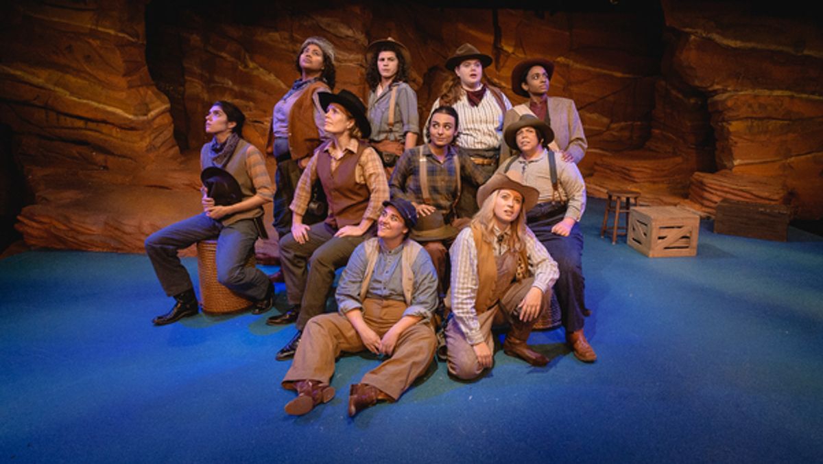 Chris Herrero (Hawkins), Camille Monae (John Wesely Powell), Nicole Neely (Bradley), Rachel MacKnight (Hall), Gazelle Garcia (Old Shady), Dana Schultes (Frank Goodman), Jordan Desmarais (Seneca Howland), Giovanna Grimaldo (O.G. Howland), Octavia Y. Thom at 