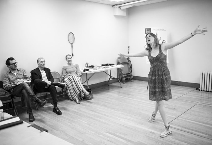 Photo Flash: Harriet Harris, Erin Mackey, Ed Dixon And More In Rehearsal For THE RIVALS At Bristol Riverside Theatre Image