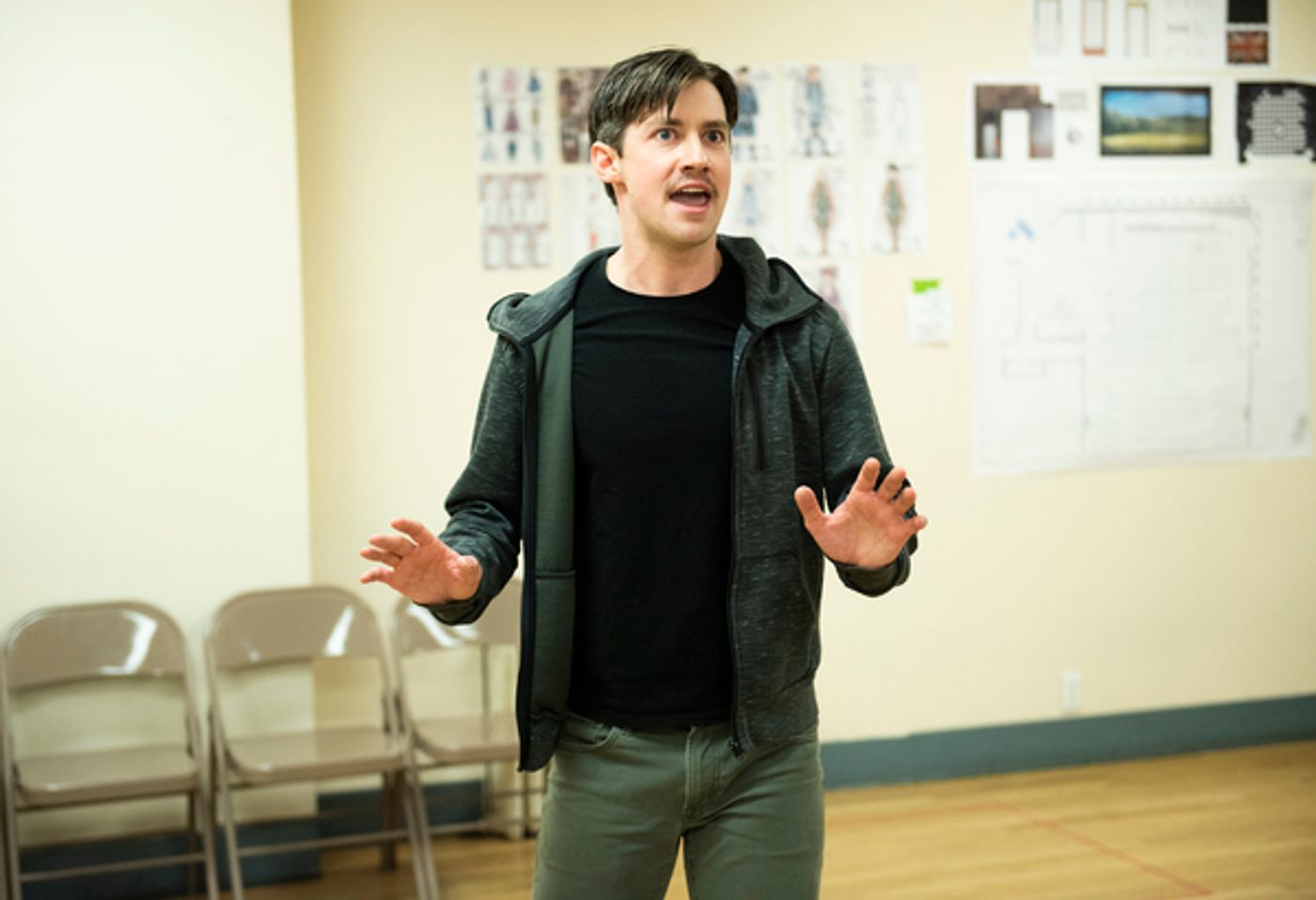 Photo Flash: Harriet Harris, Erin Mackey, Ed Dixon And More In Rehearsal For THE RIVALS At Bristol Riverside Theatre  Image