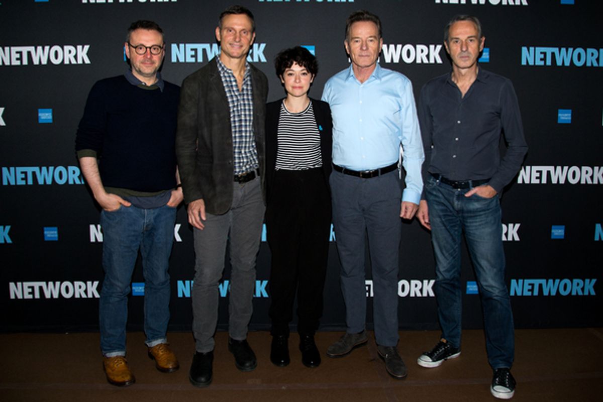 Lee Hall, Tony Goldwyn, Tatiana Maslany, Bryan Cranston, Ivo Van Hove at 
