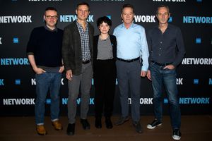 Lee Hall, Tony Goldwyn, Tatiana Maslany, Bryan Cranston, Ivo Van Hove @ BroadwayWorld Lee Hall, Tony Goldwyn, Tatiana Maslany, Bryan Cranston, Ivo Van Hove Photo