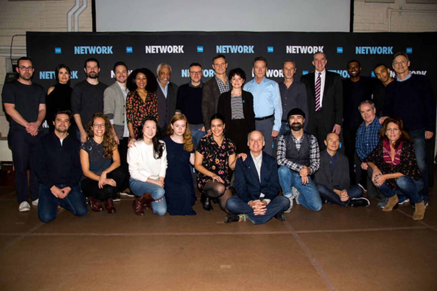 Photo Coverage: Bryan Cranston and the Company of NETWORK Meet the Press!  Image