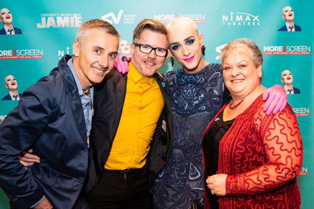 Jonathan Butterell, Tom MacRae, Jamie Campbell, Margaret Campbell at 