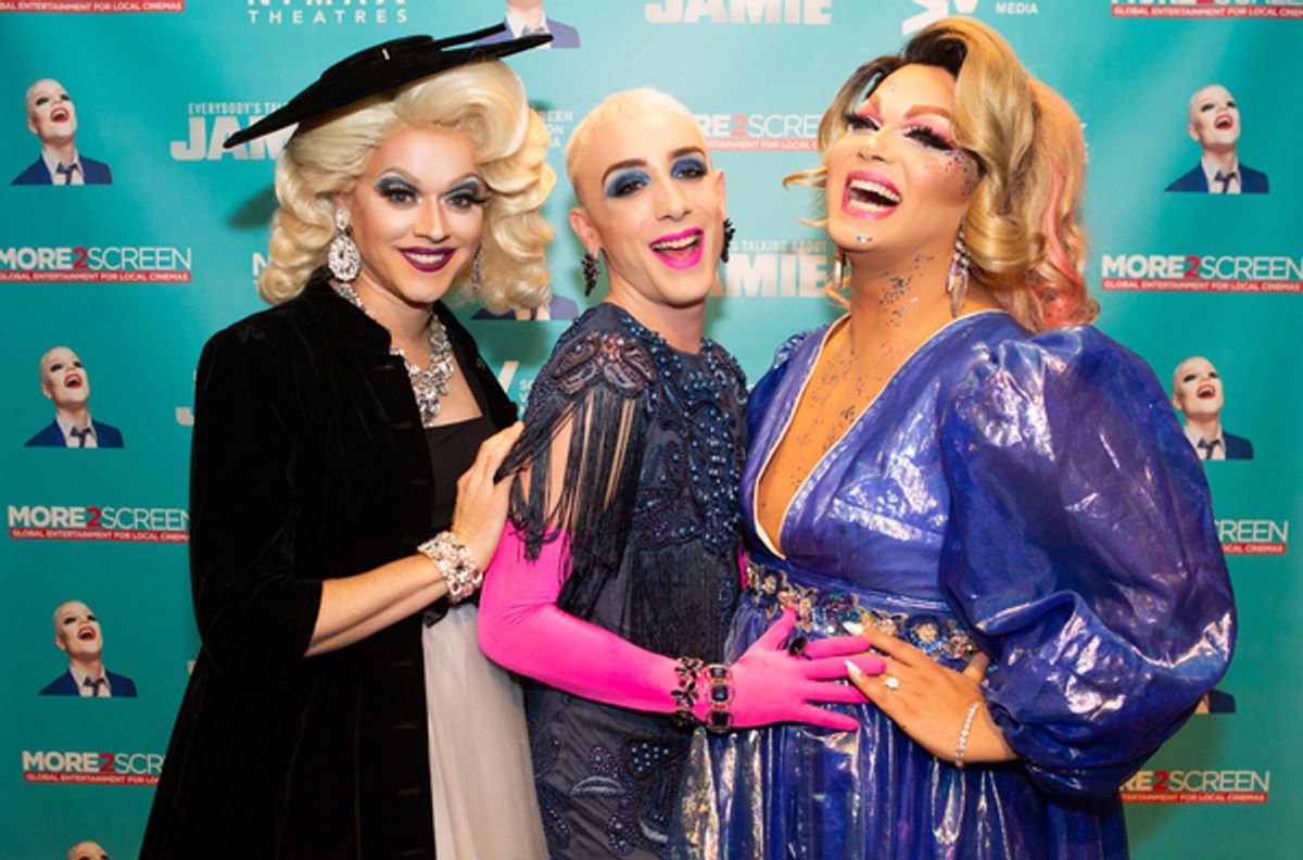 Paige Turner, Jamie Campbell, Alexis Michelle at 