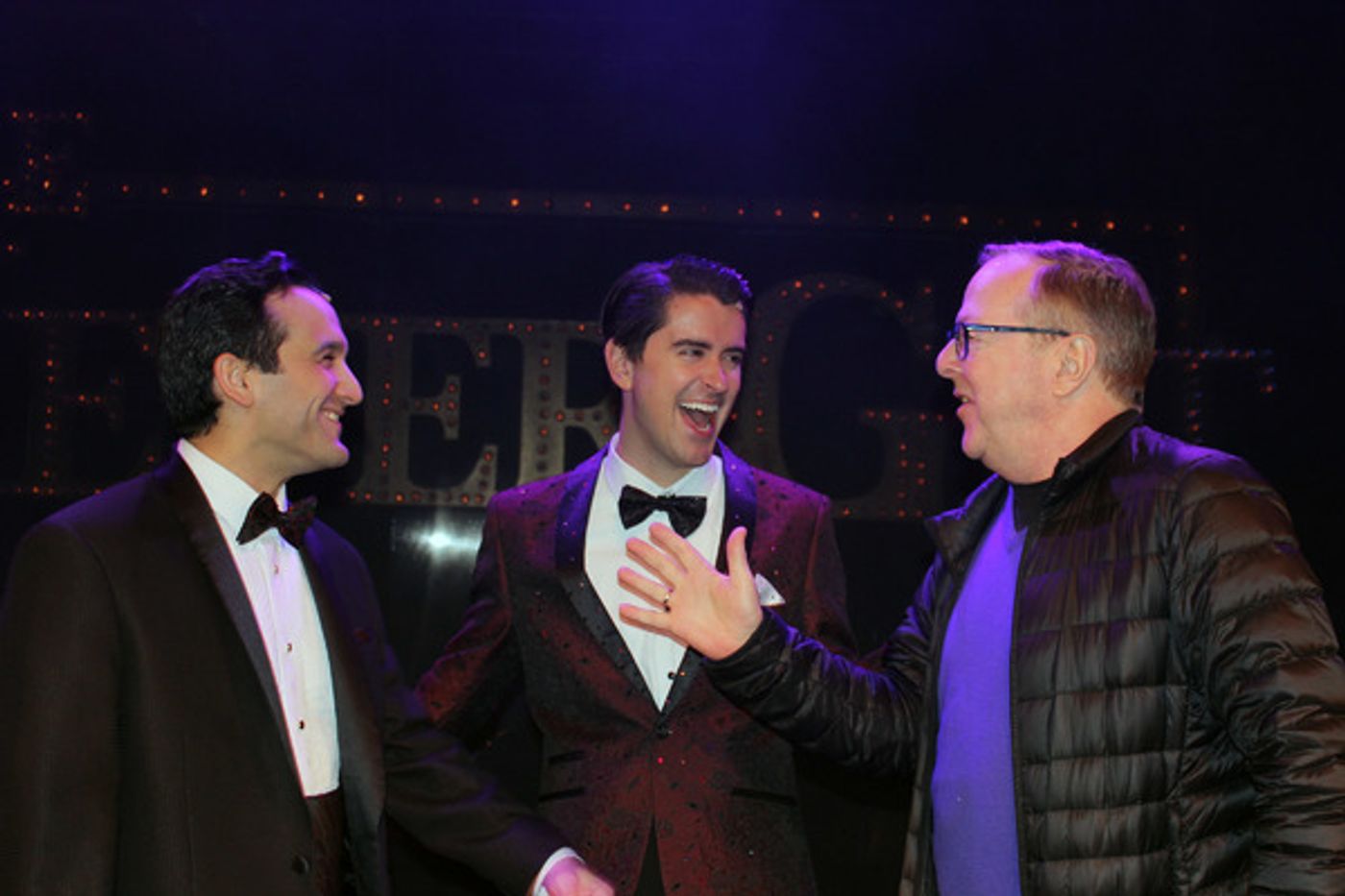 Photo Flash: Edward Hibbert Visits MIDNIGHT AT THE NEVER GET  Image