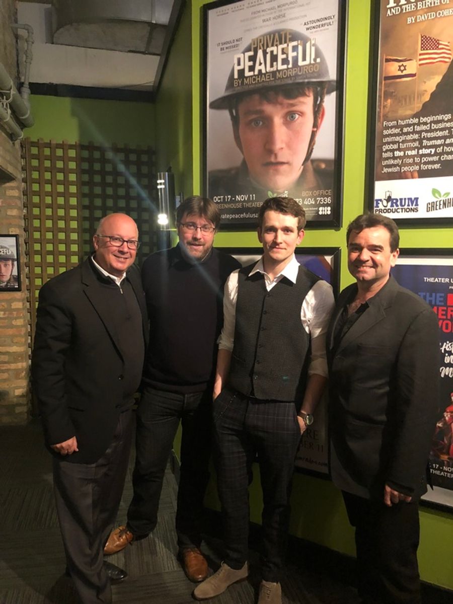 Photo Flash: Opening Night of PRIVATE PEACEFUL at the Greenhouse Theater Center Image