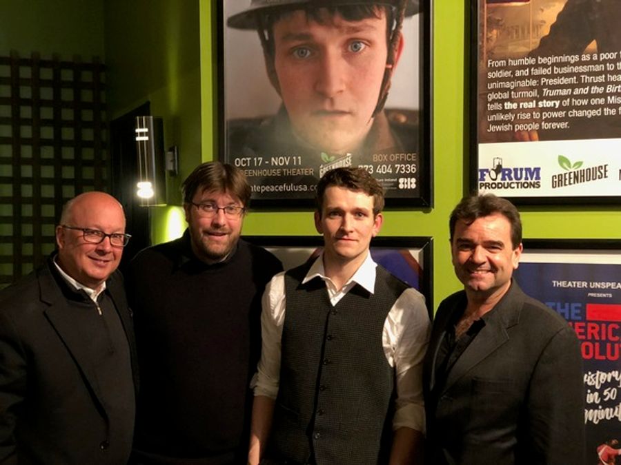 Photo Flash: Opening Night of PRIVATE PEACEFUL at the Greenhouse Theater Center Image