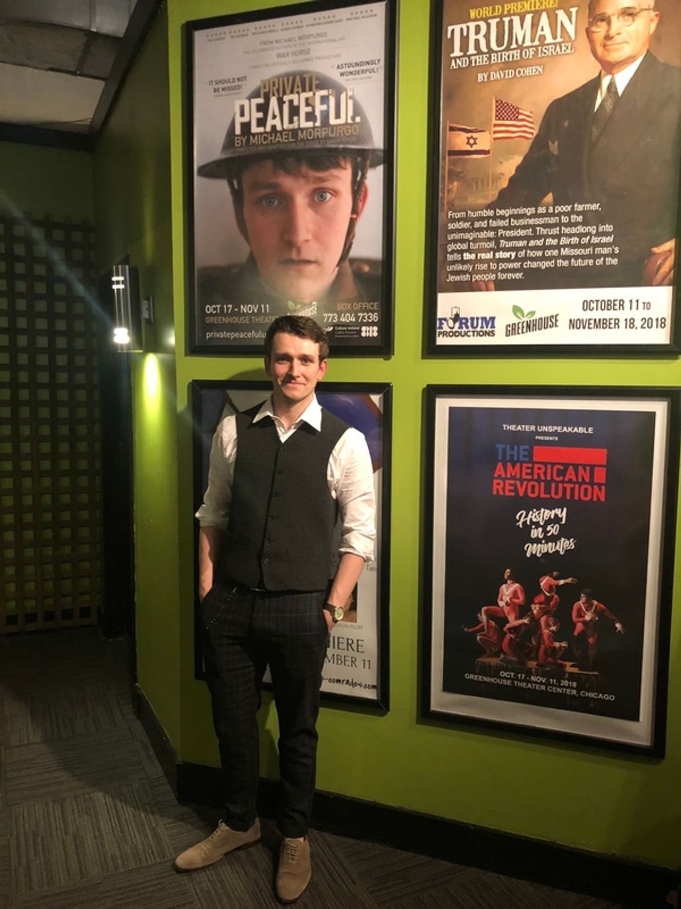 Photo Flash: Opening Night of PRIVATE PEACEFUL at the Greenhouse Theater Center Photo Flash: Opening Night of PRIVATE PEACEFUL at the Greenhouse Theater Center Image