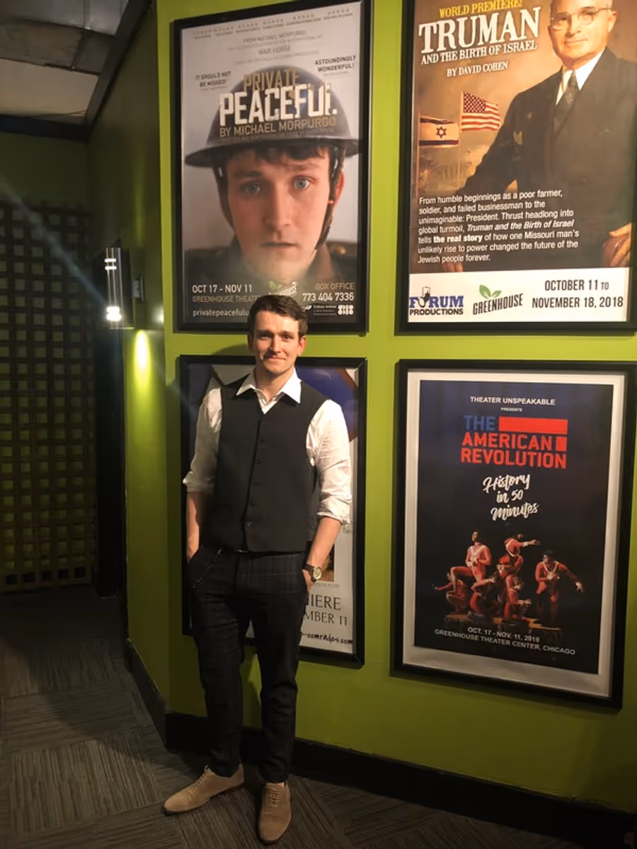 Photo Flash: Opening Night of PRIVATE PEACEFUL at the Greenhouse Theater Center Image
