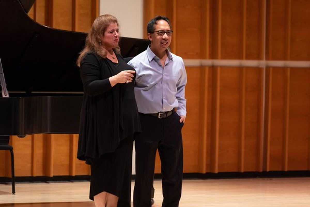 Discussing Chopin with pianist Joel Fan at 