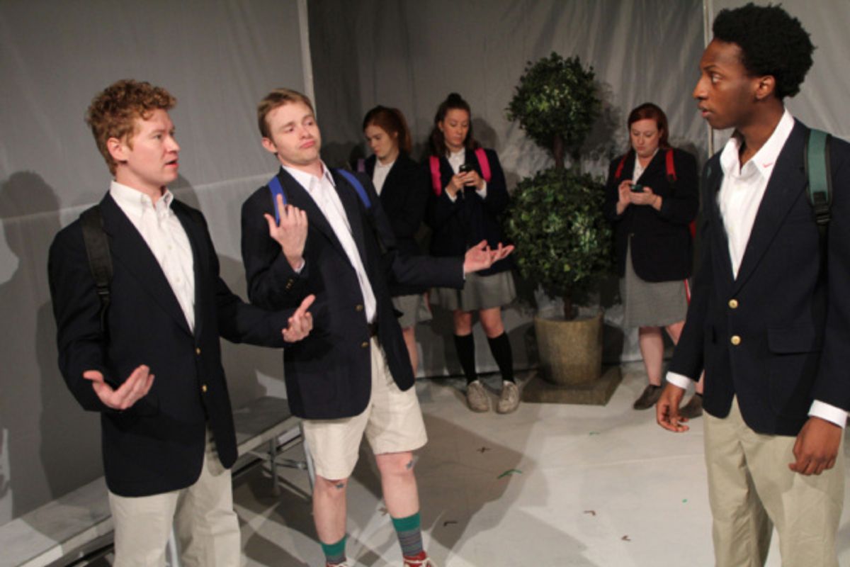 Casey Morris, Andrew Cutler, Caroline Hendricks, Maggie Scrantom, Lauren Pizzi Montgomery and Jayson Lee at 