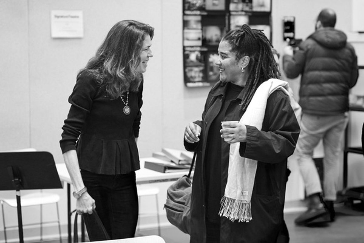 Paige Evans and Lynn Nottage at 