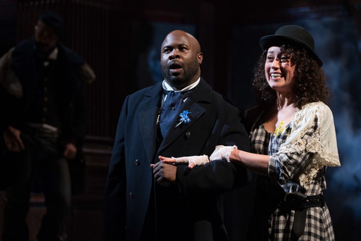 Akeem Davis, Alina Collins Maldonado at 