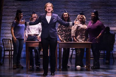 Becky Gulsvig and The First North American Tour Company of COME FROM AWAY Photo