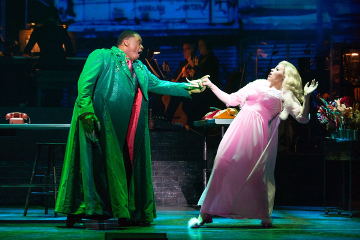 Michael James Leslie and Megan Hilty at 