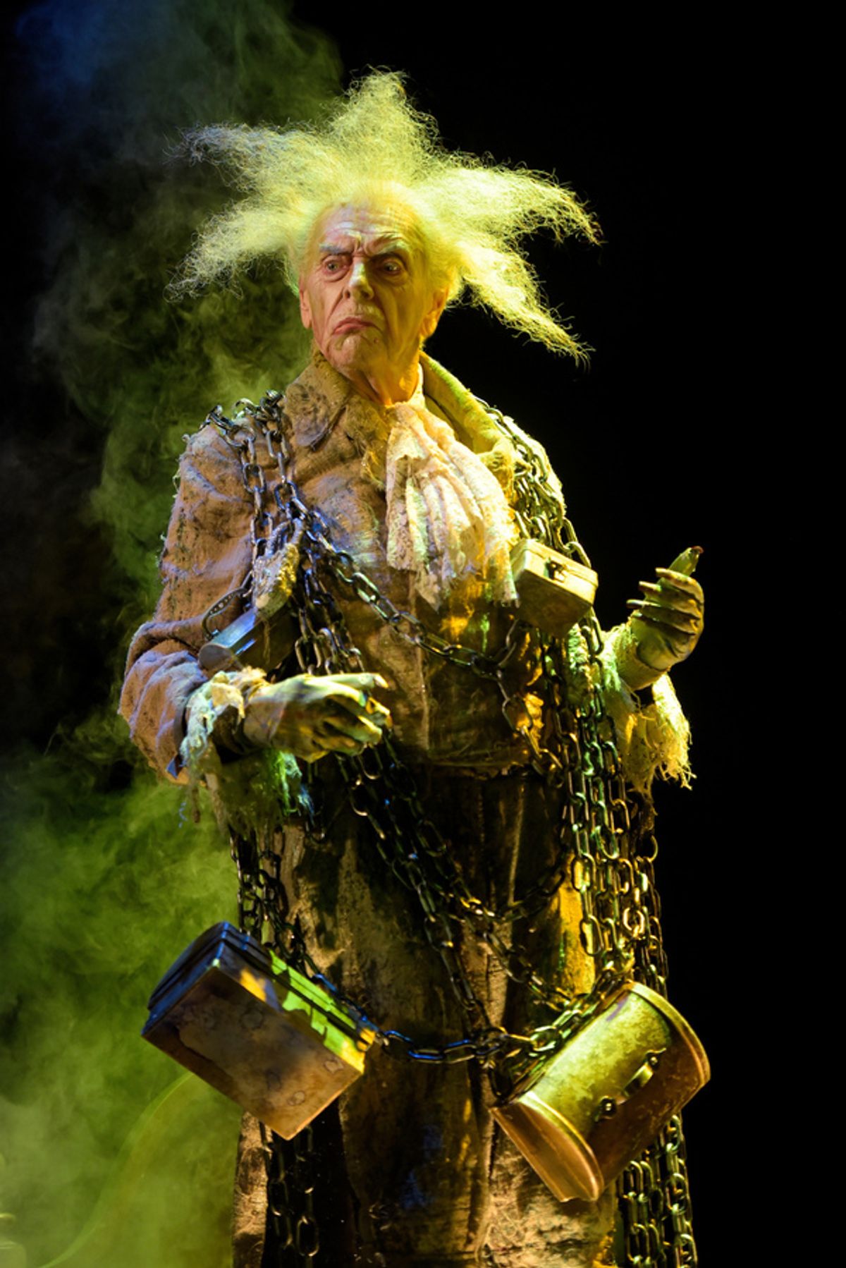 Ken Ruta as the Ghost of Jacob Marley at 
