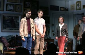 Michael Cera, Lucas Hedges, Elaine May, Joan Allen and David Cromer Photo