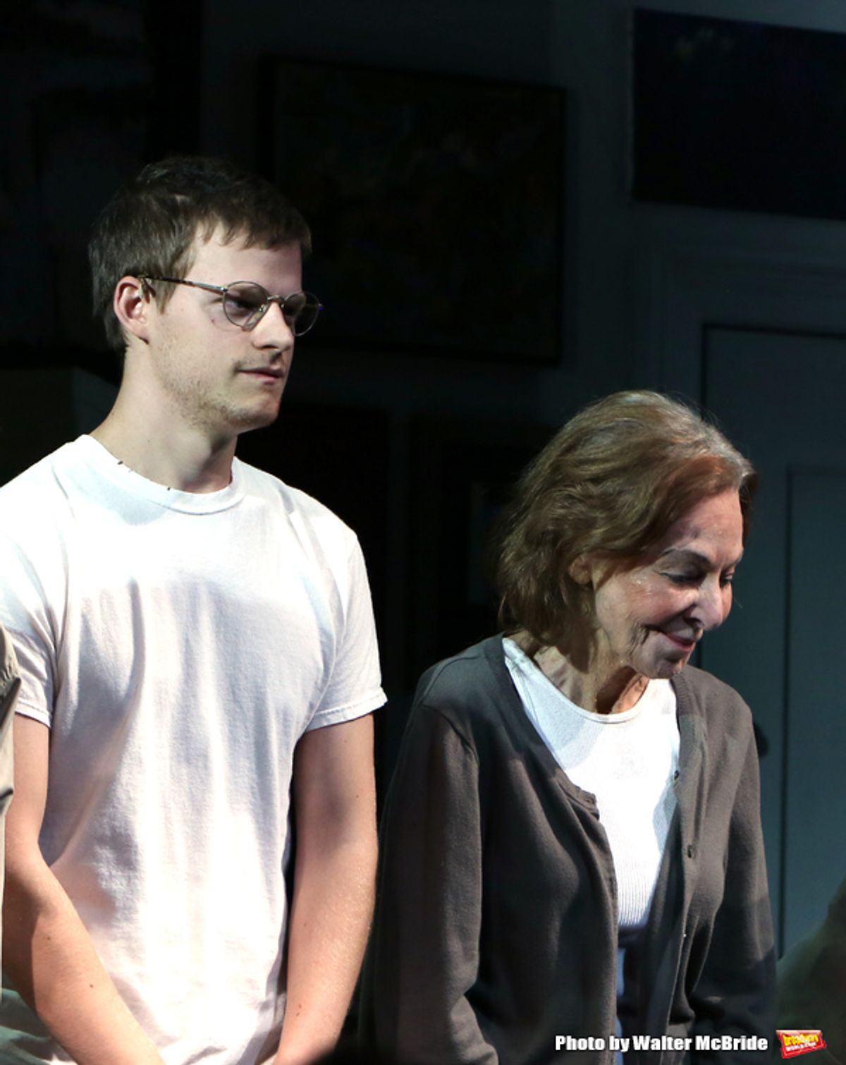 Lucas Hedges and Elaine May at 