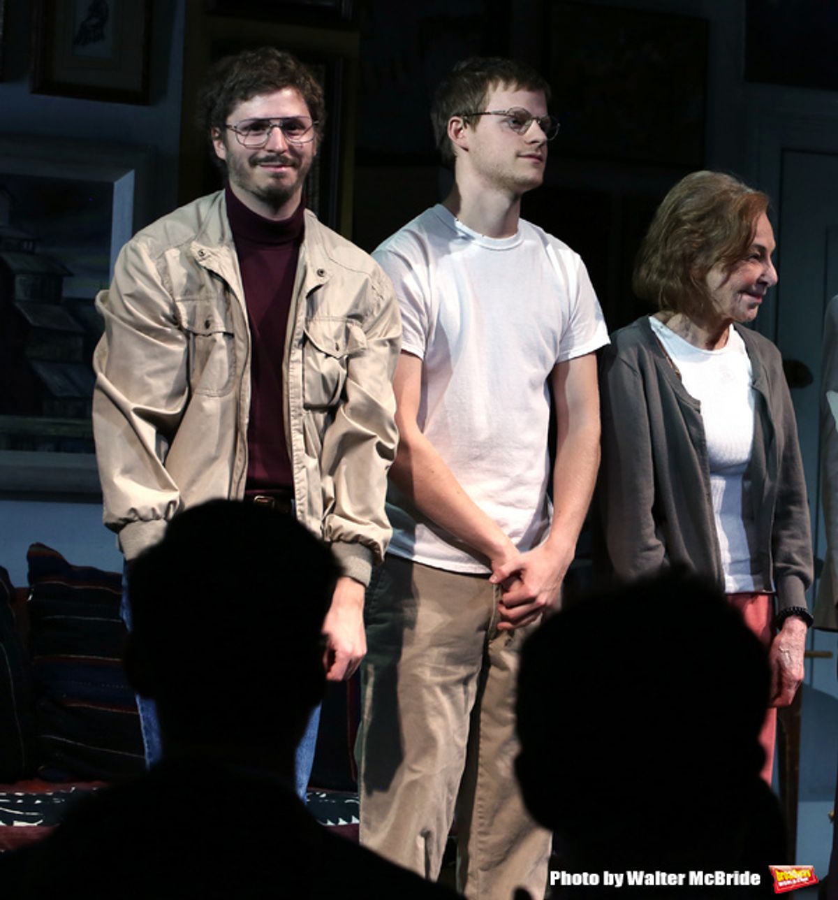 Michael Cera, Lucas Hedges and Elaine May at 