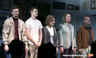 Michael Cera, Lucas Hedges, Elaine May, Joan Allen and David Cromer  Photo