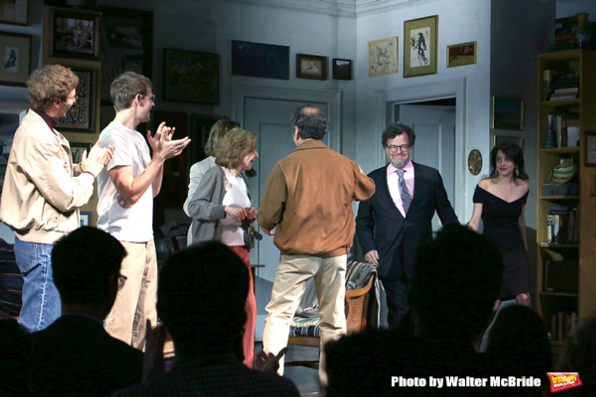 Michael Cera, Lucas Hedges, Elaine May, Joan Allen, David Cromer, Kenneth Lonergan and Lila Neugebauer at 