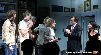 Michael Cera, Lucas Hedges, David Cromer, Elaine May, Joan Allen, Kenneth Lonergan an Photo