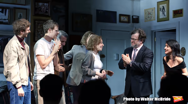 Michael Cera, Lucas Hedges, David Cromer, Elaine May, Joan Allen, Kenneth Lonergan an Photo