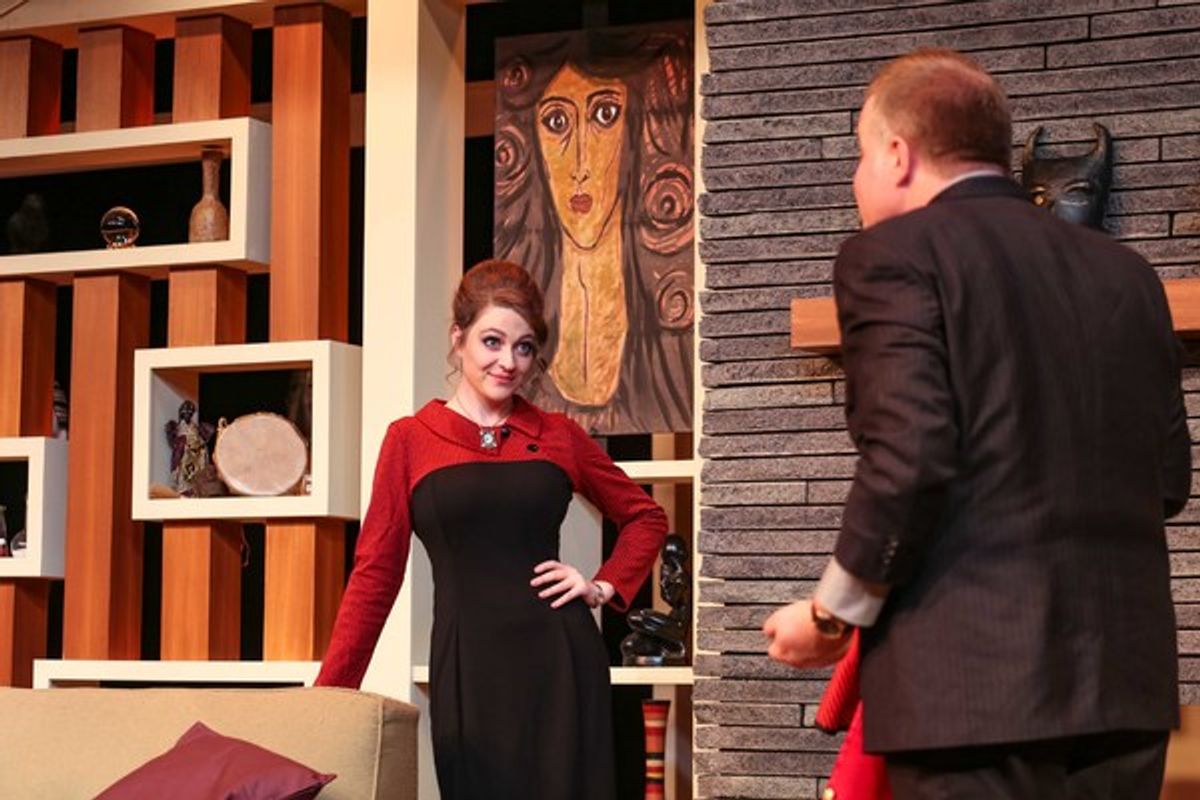 Gillian (Victoria Ashley) & Shep (Jed Slaughter) at 