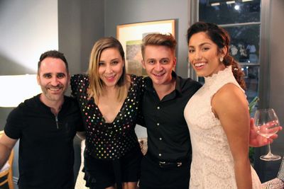 Ben Giroux, Becky Lythgoe, Riley Costello, Clarice Ordaz Photo