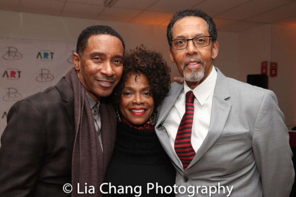 Charles Randolph-Wright, Denise Burse and her husband Peter Jay Fernandez at 