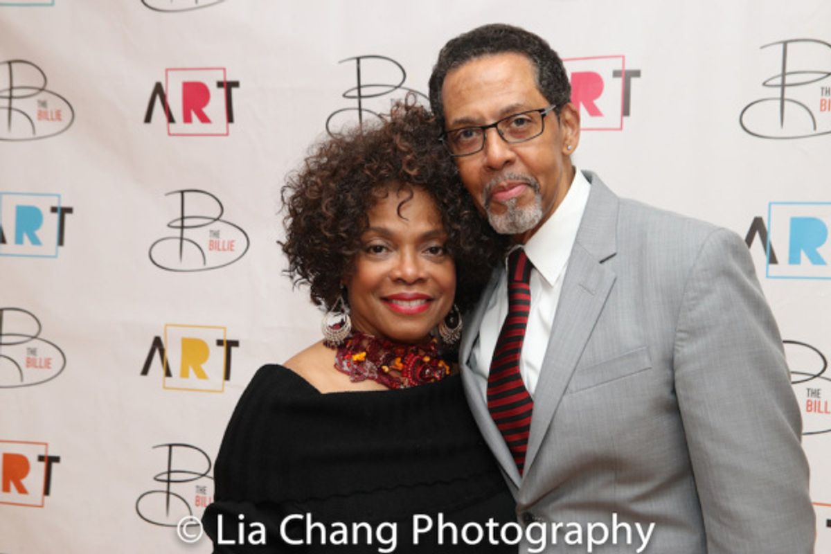 Denise Burse and her husband Peter Jay Fernandez, who was recently featured in Luke Cage. at 