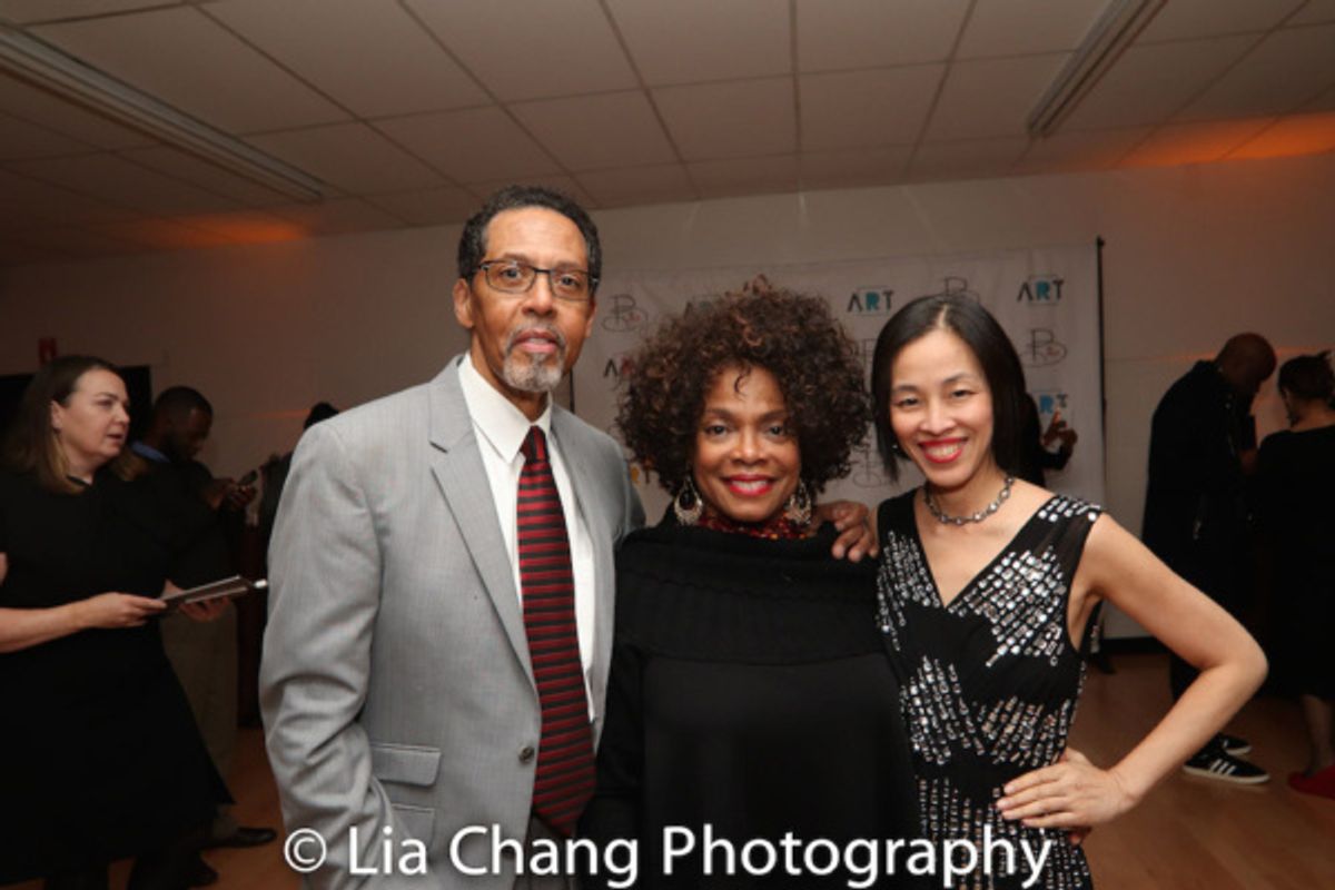 Peter Jay Fernandez, Denise Burse, Lia Chang. Photo by Garth Kravits at 