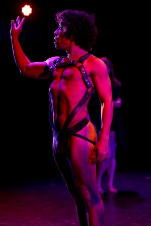 Chris Bell, choreographer, writer, director and performer in YouthandDeath. Photo by Robbie Donaldson. @ BroadwayWorld Chris Bell, choreographer, writer, director and performer in YouthandDeath. Photo by Photo