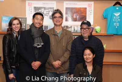 THE CHINESE LADY's ASM Erin McCoy, Daniel K. Isaac, Playwright Lloyd Suh, Director Ra Photo