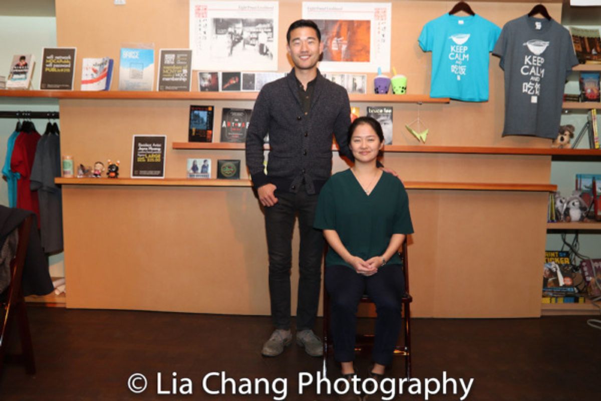 Daniel K. Isaac and Shannon Tyo, stars of THE CHINESE LADY at 