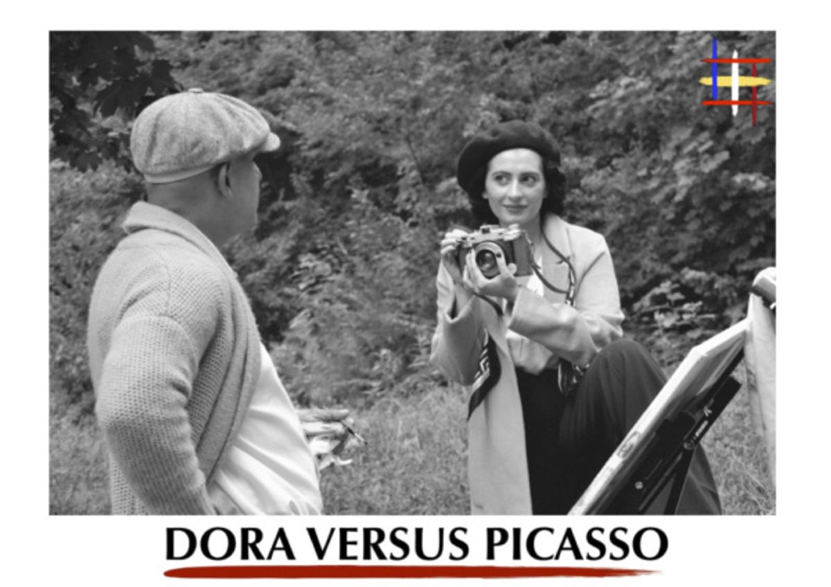 Claire-Monique Martin as Dora Maar and Richard Barreto as Pablo Picasso in 'Dora Versus Picasso' at 