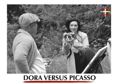 Claire-Monique Martin as Dora Maar and Richard Barreto as Pablo Picasso in 'Dora Vers Photo