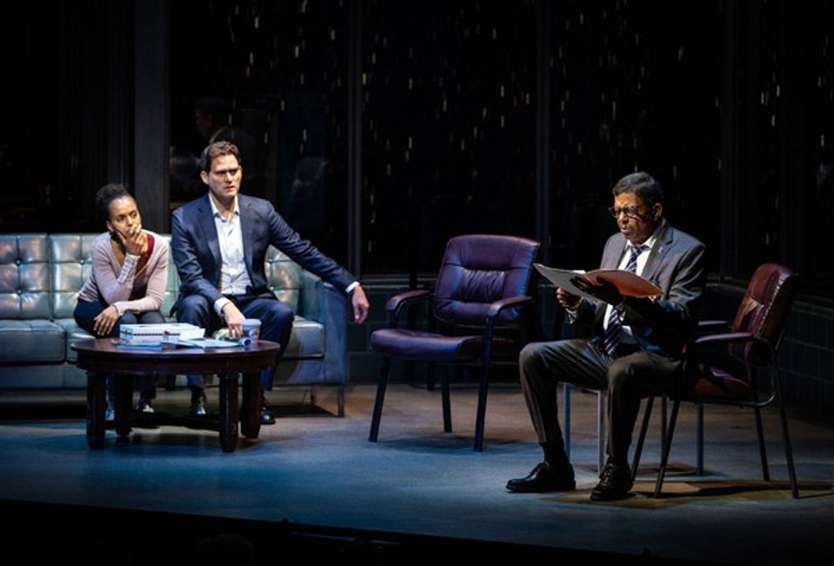 Steven Pasquale, Kerry Washington, Eugene Lee at 