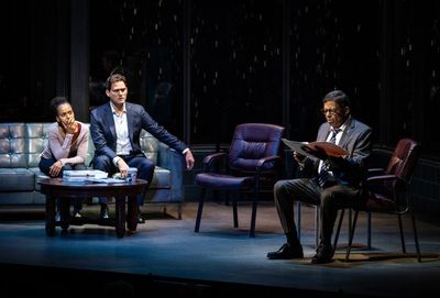 Steven Pasquale, Kerry Washington, Eugene Lee Photo