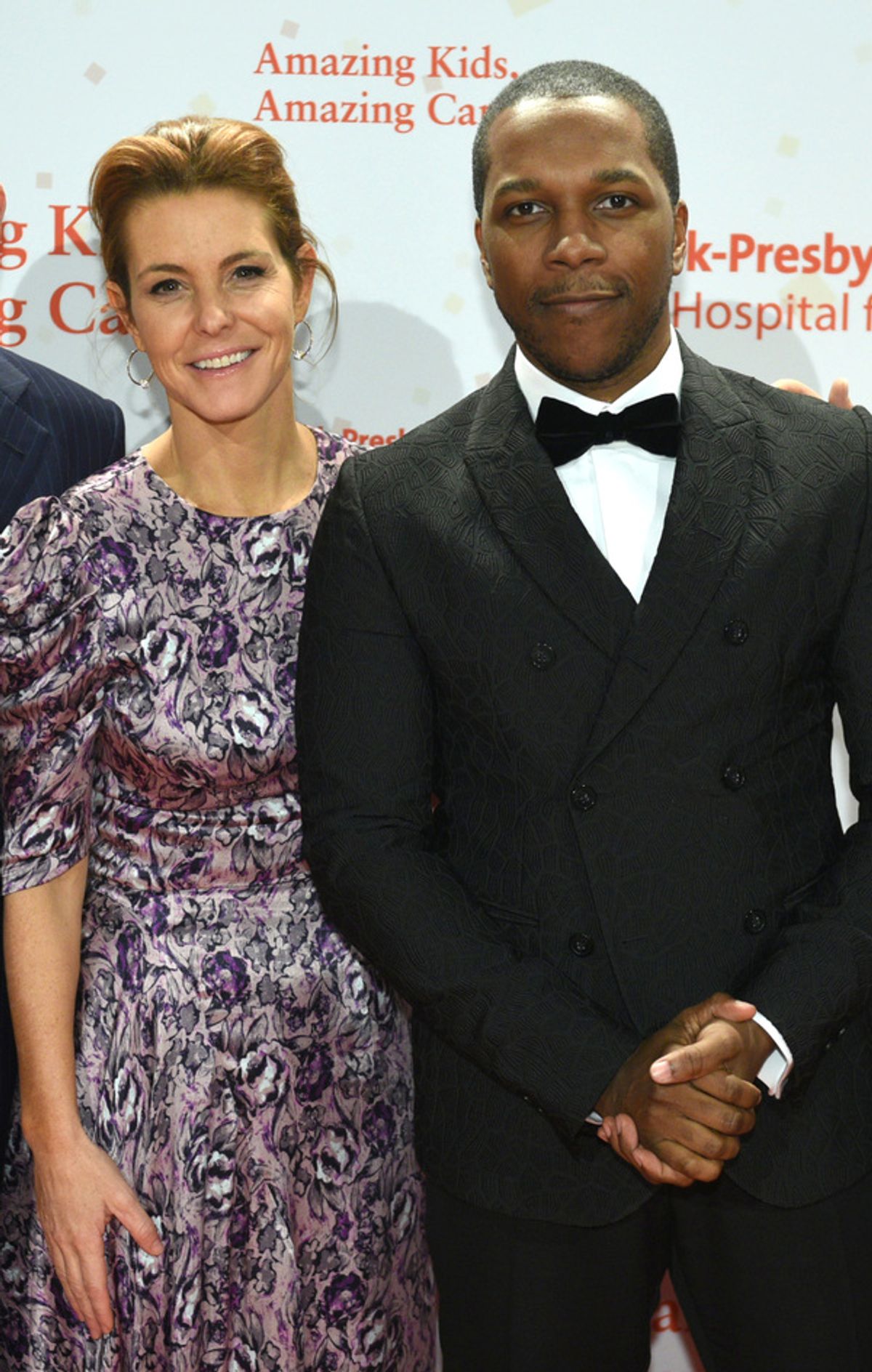 Stephanie Ruhle and Leslie Odom, Jr. at 