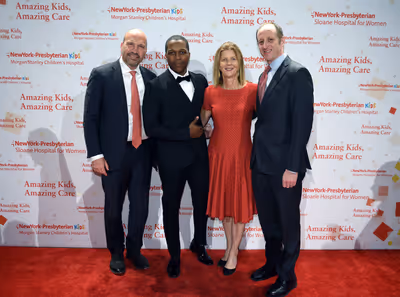  Craig Albanese, MD, Leslie Odom, Jr., Mary E. D'Alton, MD and Jordan S. Orange, MD,  Photo