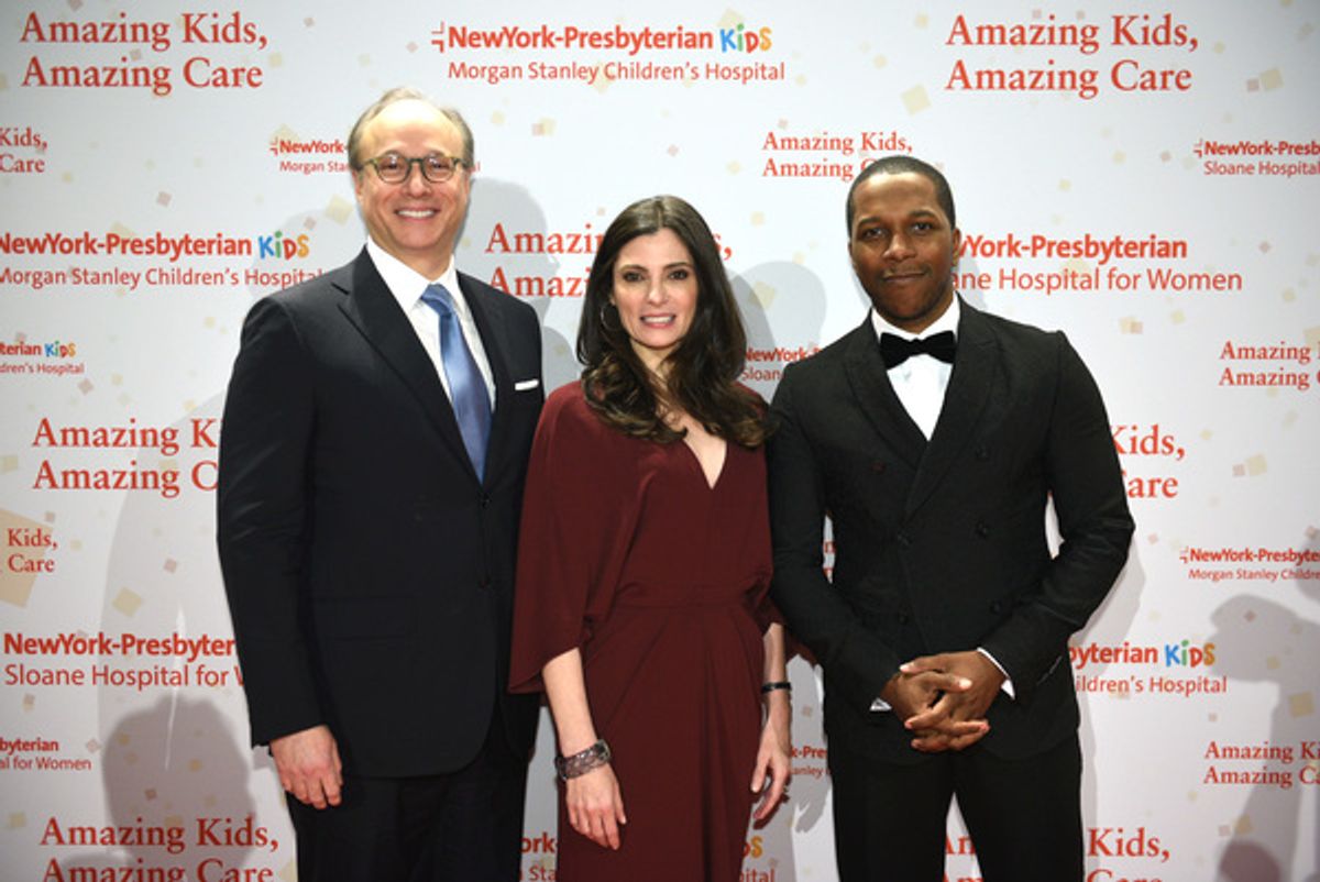 Stuart Rabin, Kristin Gervasio, and  Leslie Odom, Jr. at 