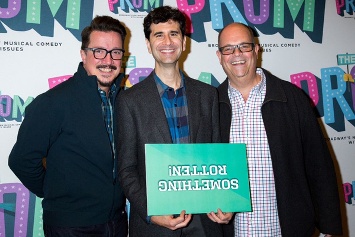 Bud Webber, John Cariani, Brad Oscar at 