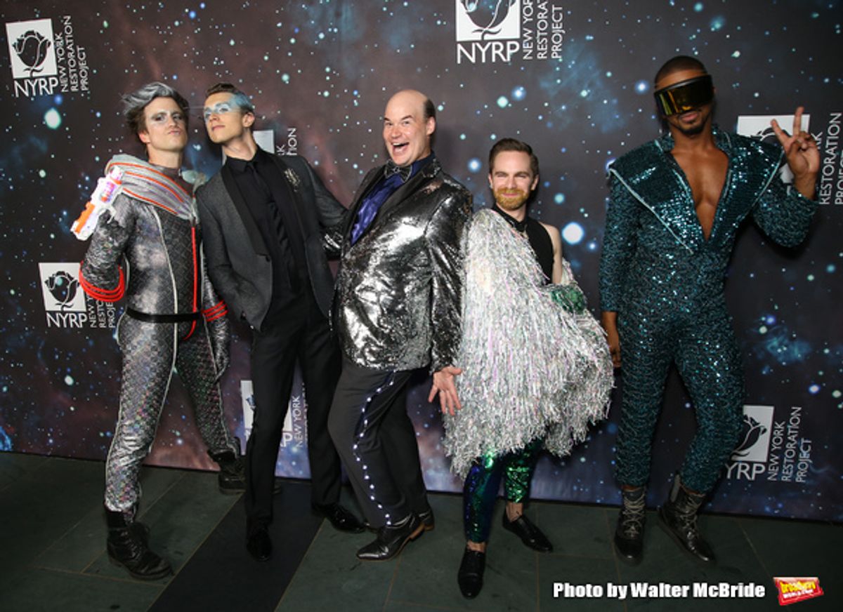 Gavin Creel, Henry Gottfried, Aaron Kaburick, Michael Hartung and Christian Dante at 