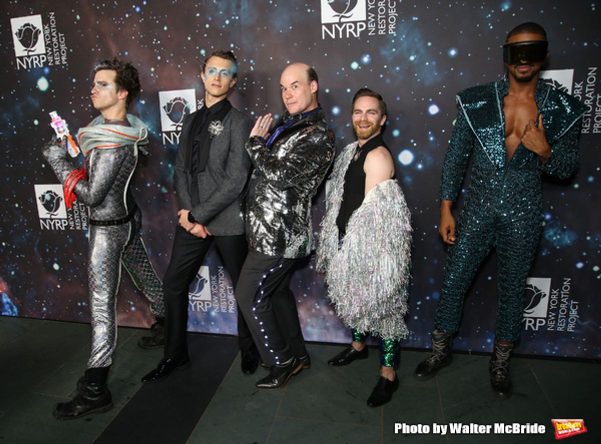 Gavin Creel, Henry Gottfried, Aaron Kaburick, Michael Hartung and Christian Dante  at 