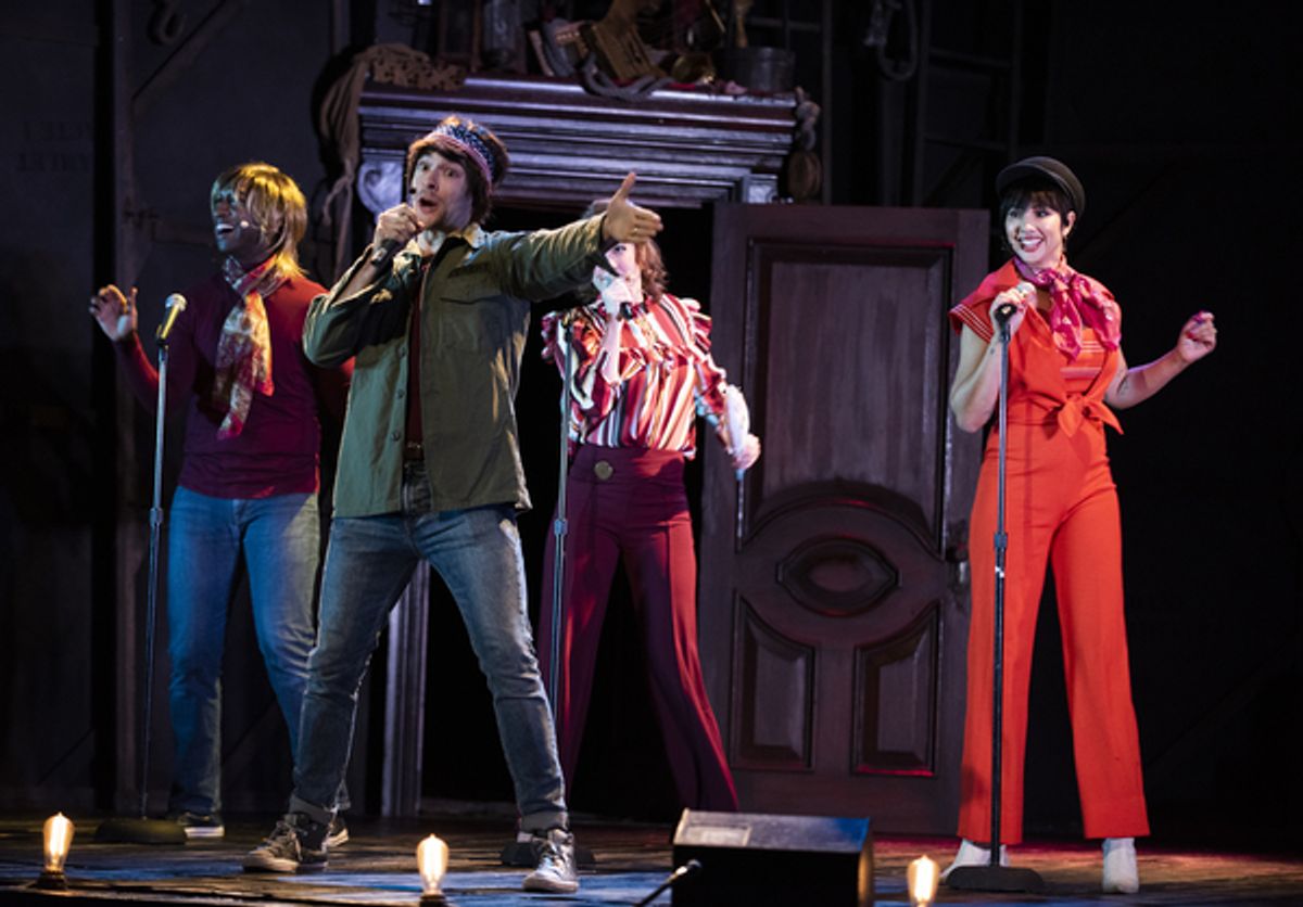 Donald Webber Jr., Corey Cott, Patti Murin and Jackie Cruz at 