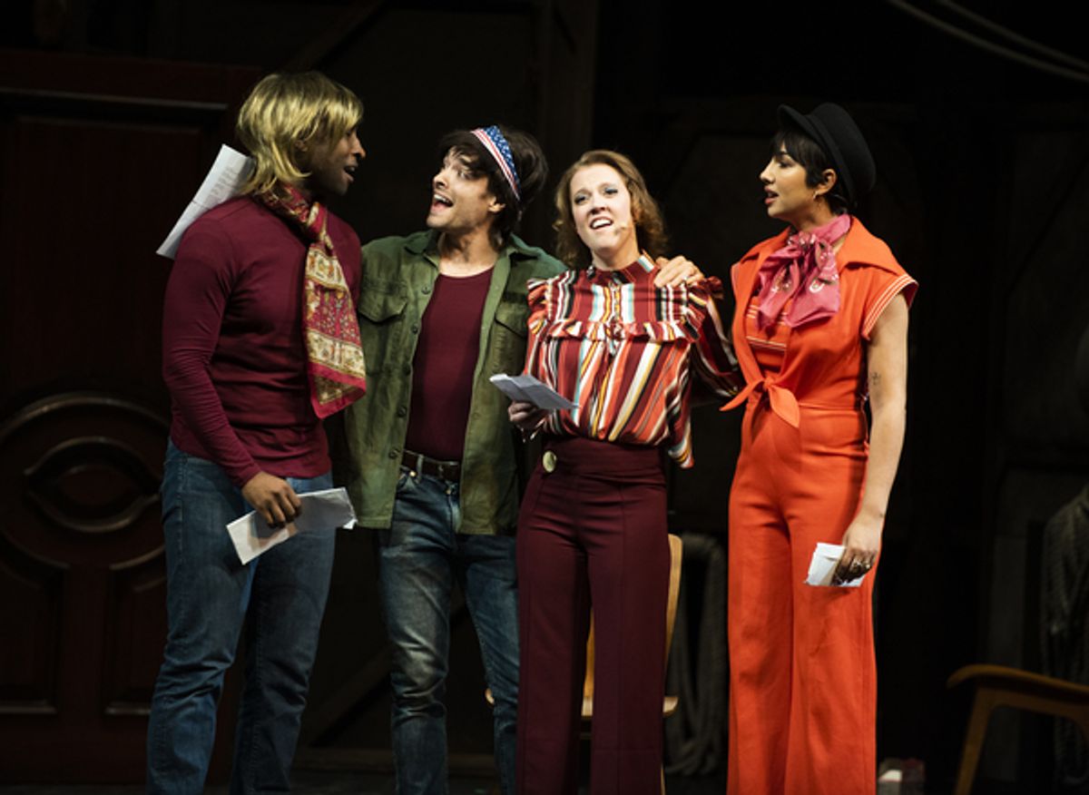 Donald Webber Jr., Corey Cott, Patti Murin and Jackie Cruz at 